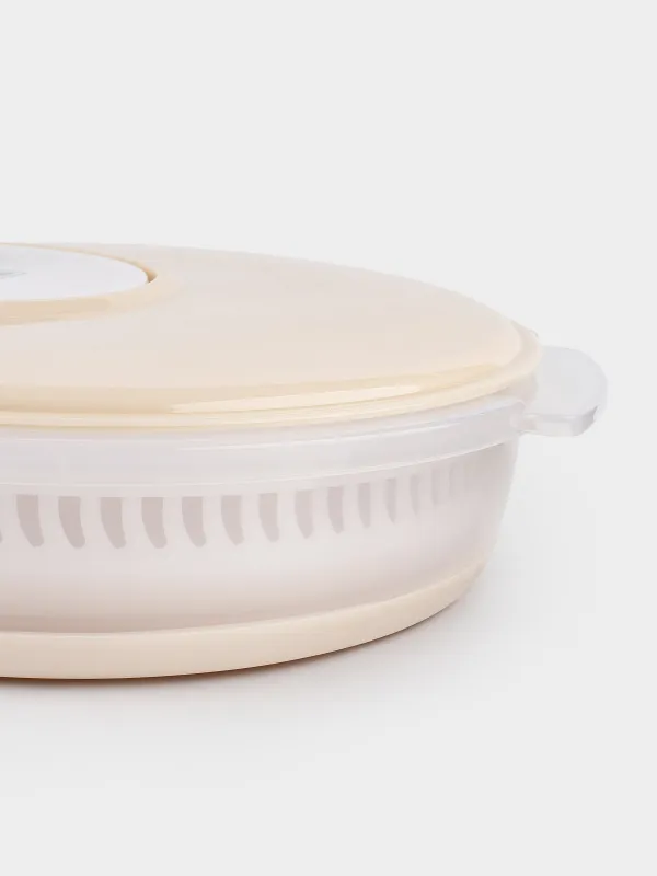 Сушилка для зелени, 30 см, механическая, складная, пластик/резина, серо-бежевая, Foldaway, image-9