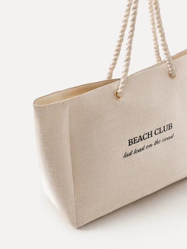 Сумка женская, 44х35 см, полиэстер, бежевая, Beach Club, Coast, image-2