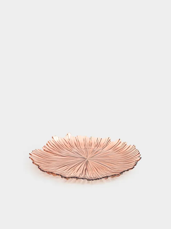 Тарелка обеденная, 28 см, стекло Р, коричневая, Verge, image-3