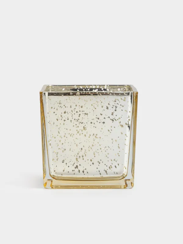 Подсвечник, 10 см, для чайной свечи, стекло, шампань, Patina, image-0