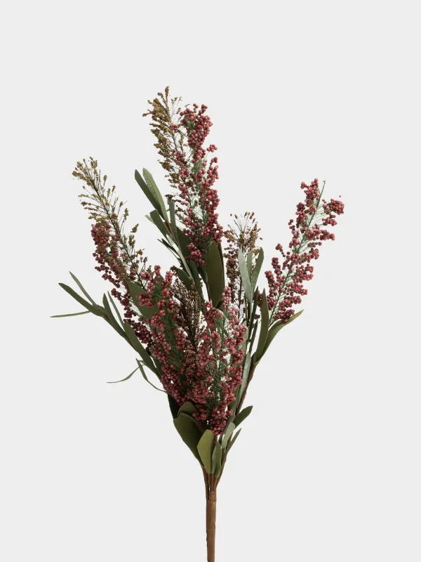 Ветка декоративная, 71 см, Бордовые ягоды на ветке, Grand garden decor, image-1