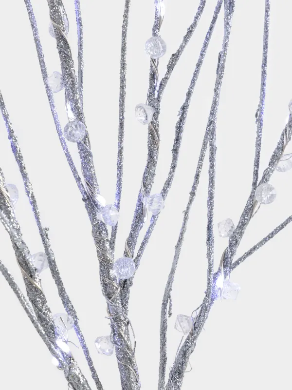 Ветка декоративная, 1 м, Кристаллы, Crystal decor, image-2