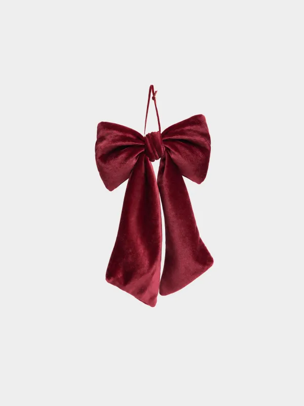 Украшение декоративное, 32 см, Бархатный бант, Vogue bow, image-0