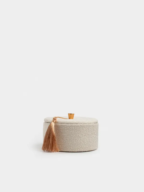 Шкатулка для украшений, 13 см, с кисточкой, Boucle, image-0