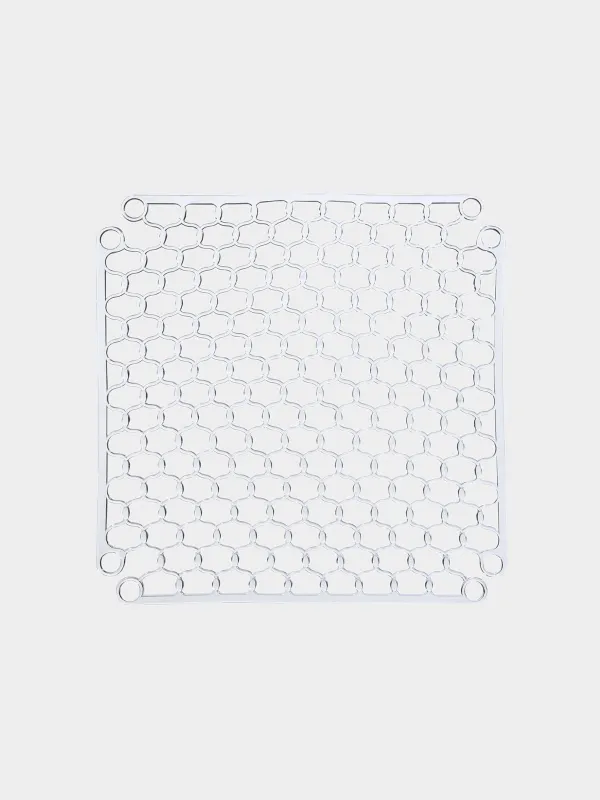 Коврик для кухонной раковины, 31х31 см, ПВХ, квадратный, Keeping