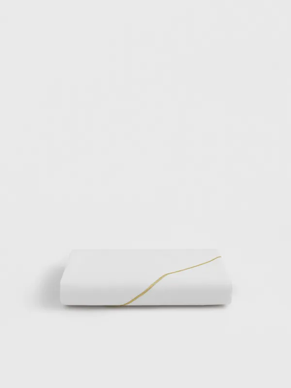 Скатерть, 160х160 см, полиэстер, белая, Золотистые линии, Revival gold, image-7