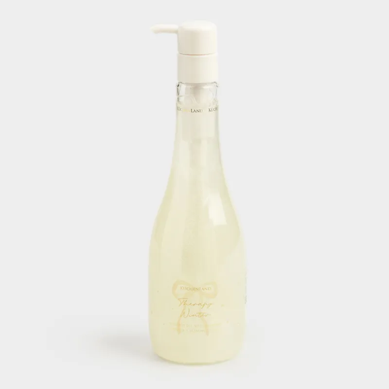 Гель для душа, 340 мл, с шиммером, увлажнение, Апельсин/Жасмин, серебристый, Therapy winter