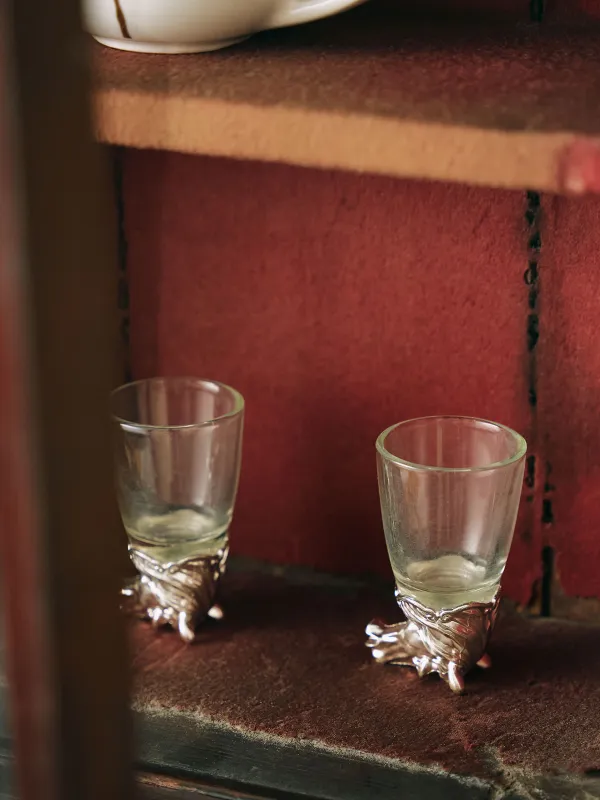 Стопка для водки, 4 шт, в кожаном кейсе, Кони, Bar, image-7