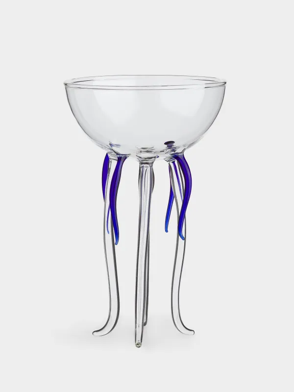 Бокал, 190 мл, стекло Б, Медуза, Deep sea decor, image-0