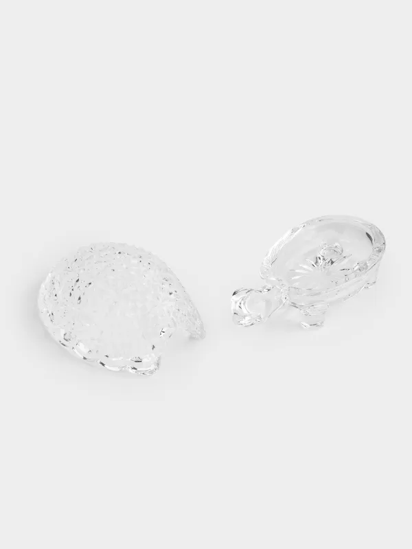 Икорница, 12 см, с крышкой, стекло Р, Черепаха, Paradise island, image-2