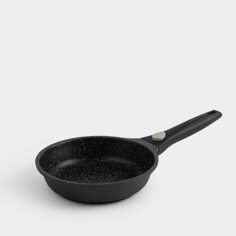 Сковорода, 20 см, съемная ручка, с покрытием, алюминий, Solution 2