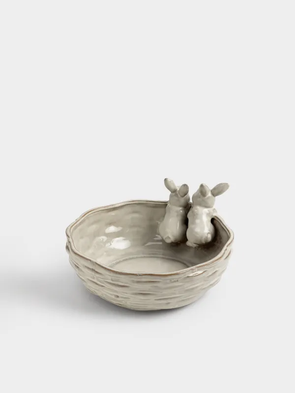 Конфетница, 25х15 см, Кролики, Rustic Easter, image-4