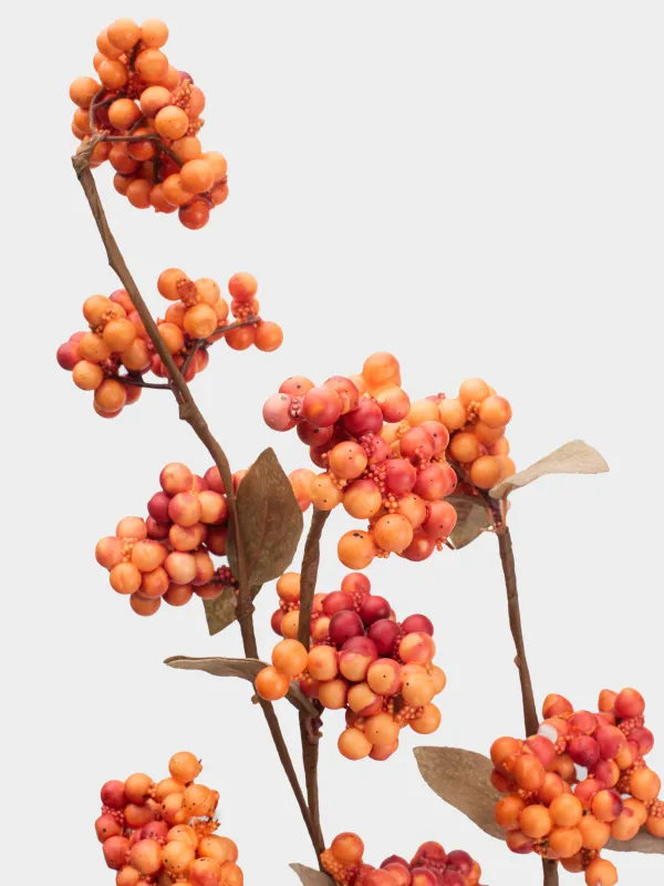 Ветка декоративная, 70 см, Рябина, Fruit decor, image-3