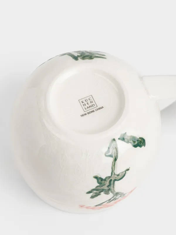 Кружка, 430 мл, Луговые цветы на кракелюре, Floral meadow, image-4