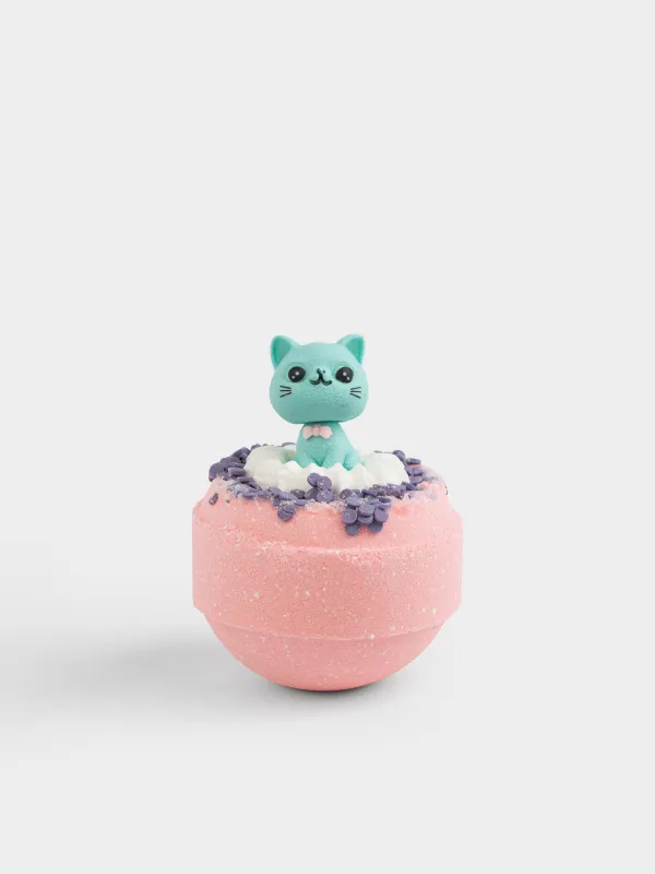 Бомбочка для ванны, с игрушкой, Ягодный микс, Cat, image-0
