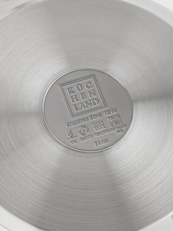 Сковорода, 24 см, с покрытием, сталь, Silver Stone, image-9