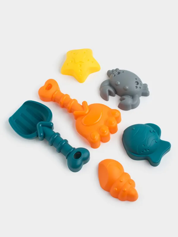 Набор игровой для песка, 7 предметов, в чемодане, Sunny, image-7