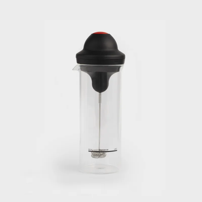 Вспениватель для молока, 450 мл, с емкостью, стекло Б/пластик, Extra-light