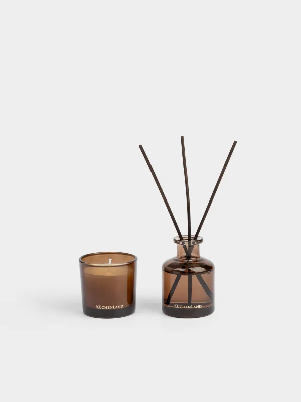 Набор ароматический, 2 пр, коричневый, Seasalt Oakmoss, Honour, image-0