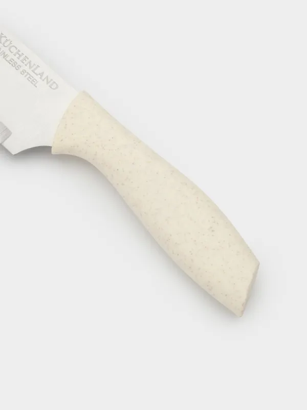 Нож поварской, 20 см, сталь/пластик, молочный, Speck-light, image-4