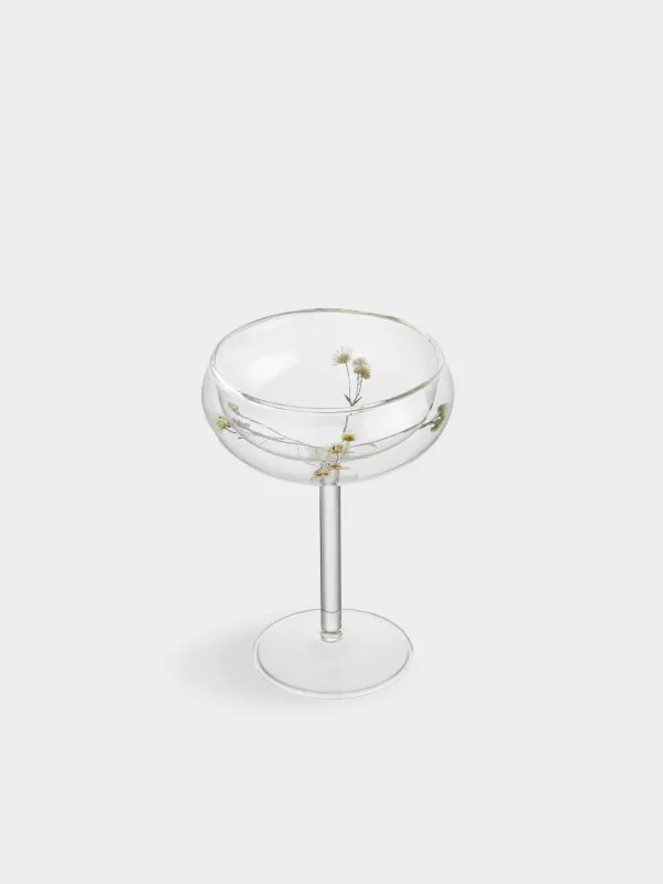 Бокал-креманка для шампанского, 180 мл, стекло Б, с сухоцветами внутри, Air decor, image-2