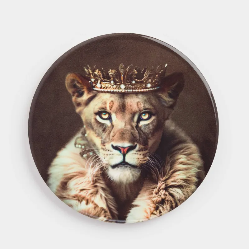 Подставка под кружку, Львица, Brutal style
