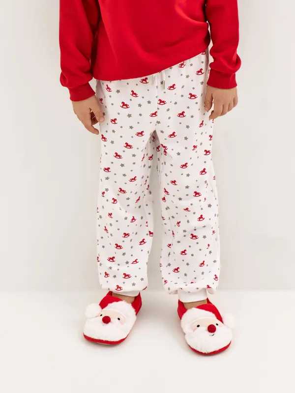 Комплект детский, домашний, р. 98 см, полиэстер/вискоза, красно-белый, Jodie-k, image-5