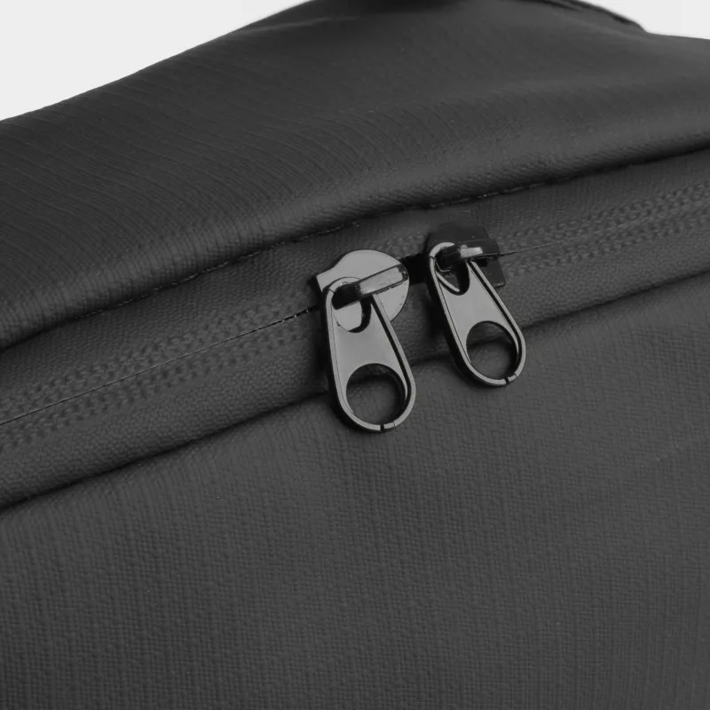 Косметичка, 25х13 см, нейлон, черная, Force, image-3