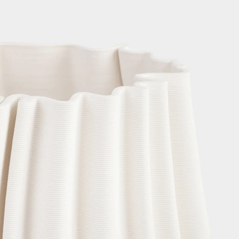 Ваза для цветов, 26 см, керамика, Crumple, image-1