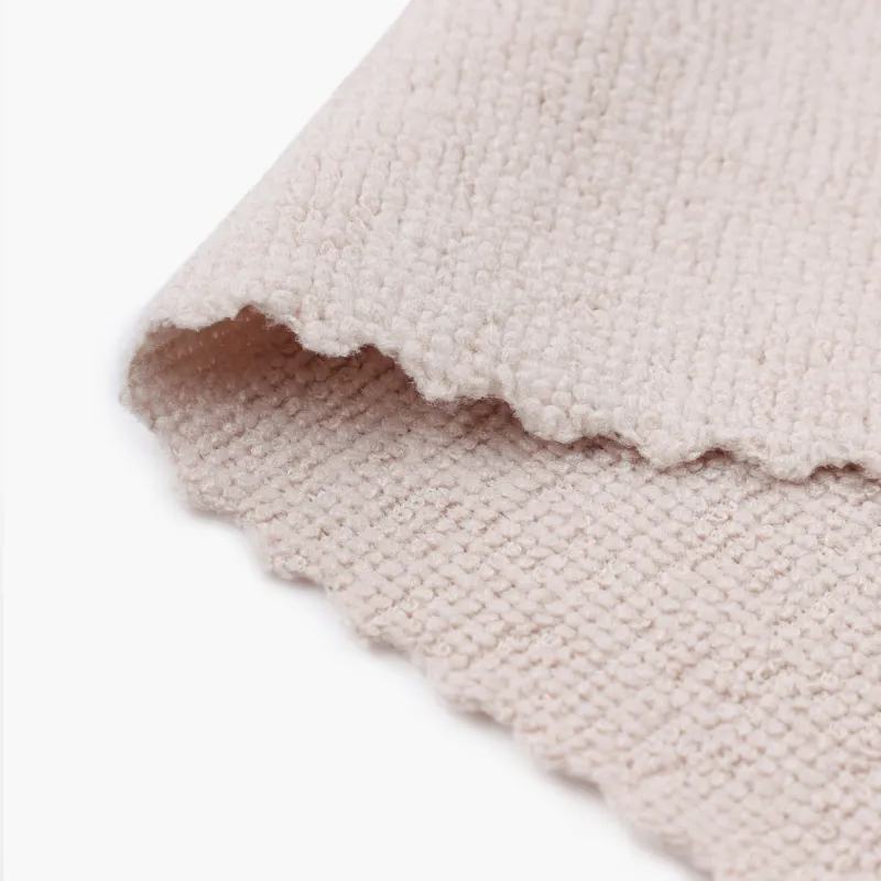 Тряпка для уборки, 32х32 см, 2 шт, микрофибра с ворсом, бежево-розовая, Clean, image-2