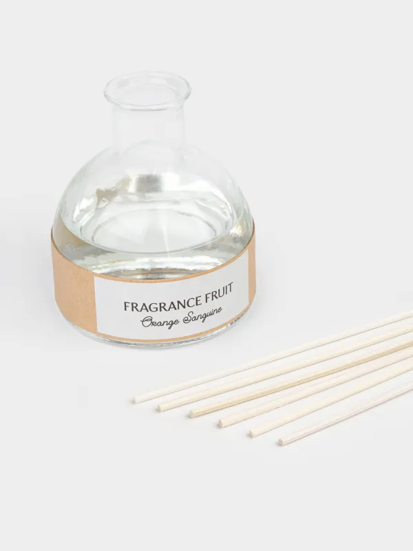 Ароматический диффузор, 80 мл, с подвеской, Orange Sanguine, Лимон, Fragrance fruit, image-2