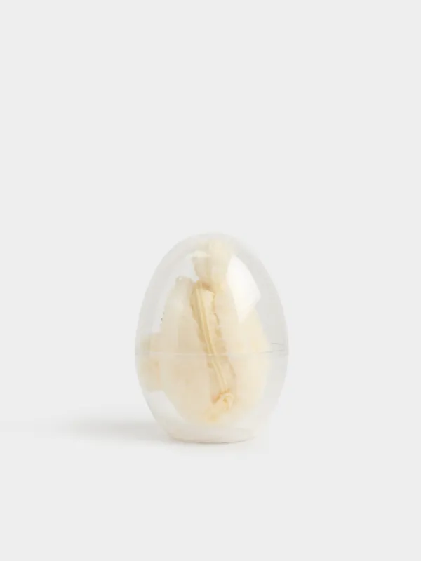 Брелок-кошелек, 9х12 см, детский, в пасхальном яйце, пластик/полиэстер, молочный, Кролик, Rabbit, image-4