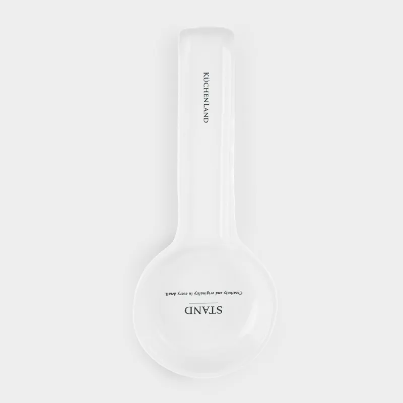 Подставка под ложку, 26 см, керамика, молочная, Course