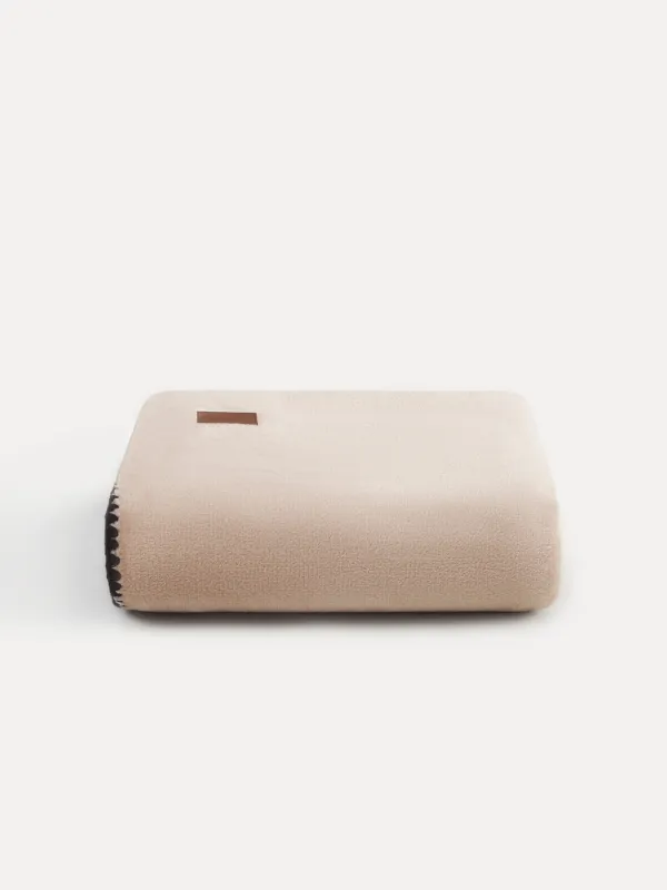 Плед, 140х190 см, фланель, песочный, Flannel, image-7