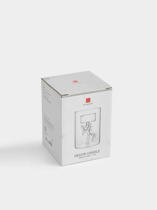 Подсвечник, 8x11 см, для чайной свечи, Конь, Decor candle, image-4