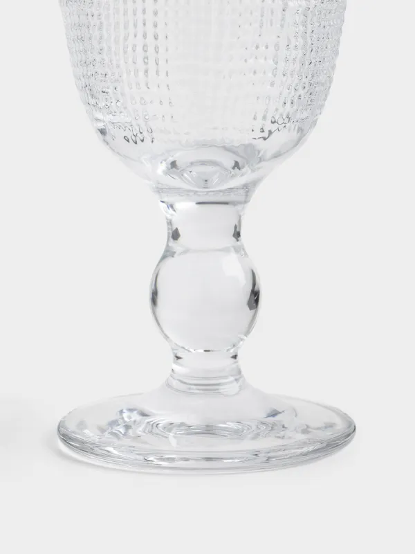 Бокал-кубок для вина, 260 мл, стекло Р, с серебристым кантом, Grain silver, image-3