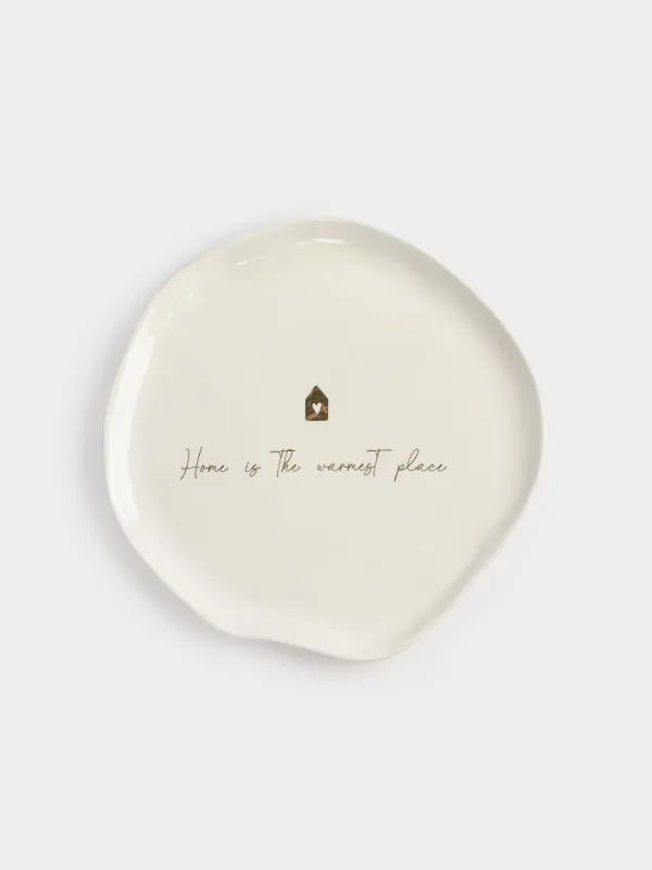Блюдо, 28 см, Home is the warmest place, Snow sparks, image-0