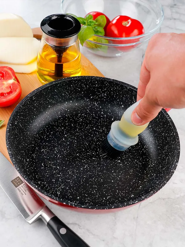 Контейнер для масла, 120 мл, с кисточкой, стекло/силикон, Comfort, image-3