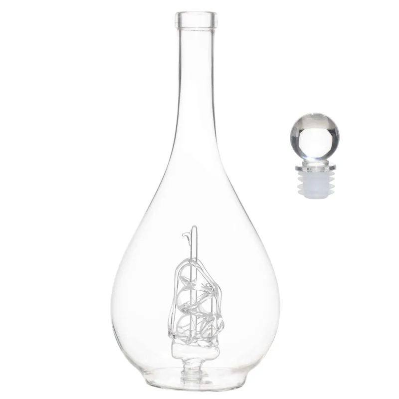 Набор для водки, 2 перс, 3 пр, графин/рюмка, стекло, Корабль, Bar, image-2