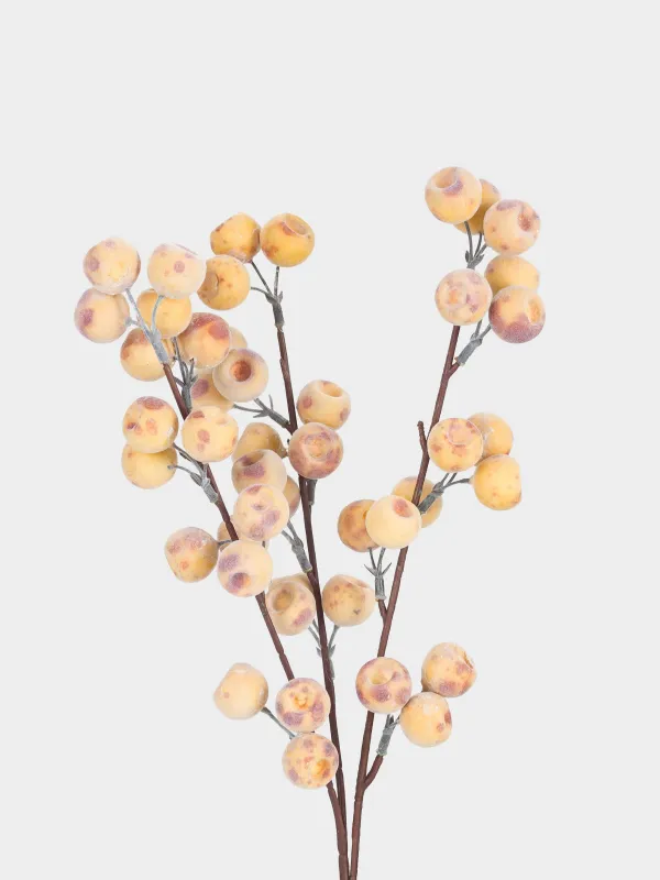 Ветка декоративная, 73 см, пластик/пенопласт, Маленькие яблоки, Fruit decor, image-2