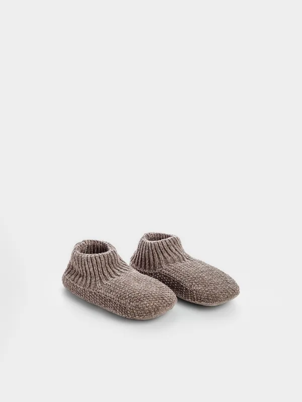 Носки утепленные вязаные, Knitted chenill, image-3