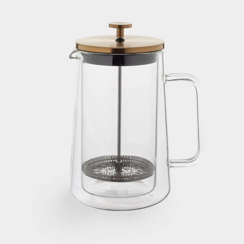 Френч-пресс, 1 л, стекло Б/сталь, Air