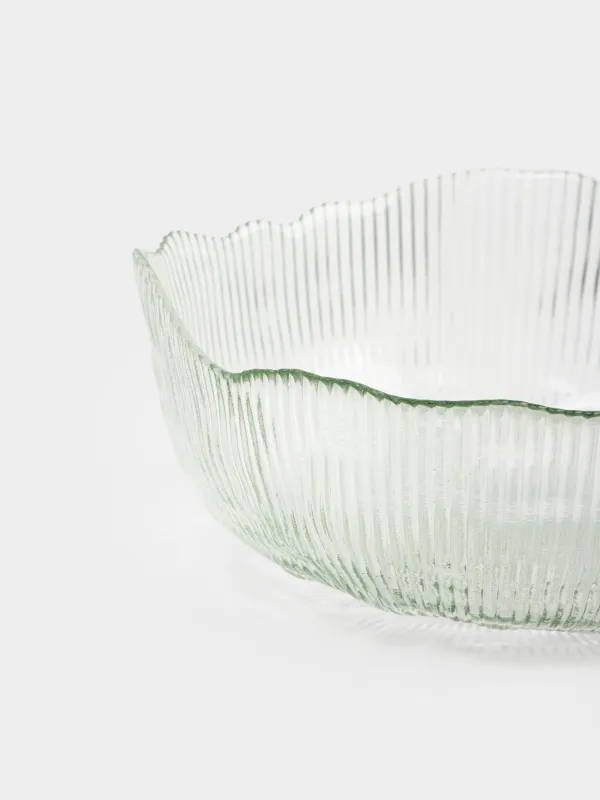 Салатник, 20х10 см, 1,2 л, стекло Р, зеленый, Argos color, image-1