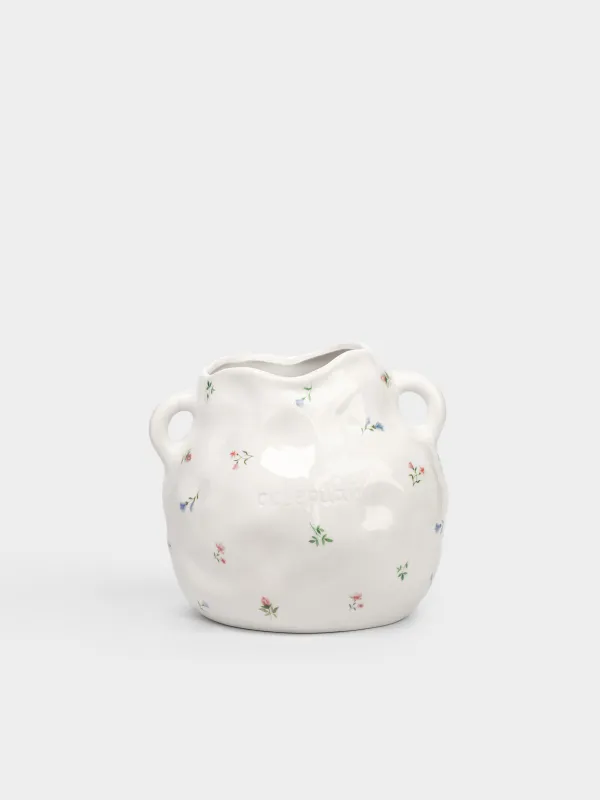 Ваза для цветов, 19 см, с ручками, Нежные цветы, El flora, image-0