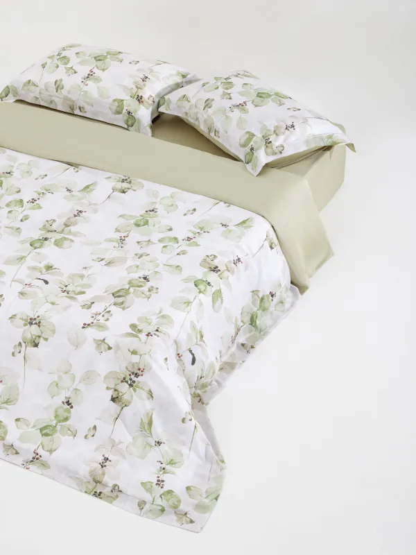 Постельное белье, евро, тенсель, Листья, Tencel, image-3