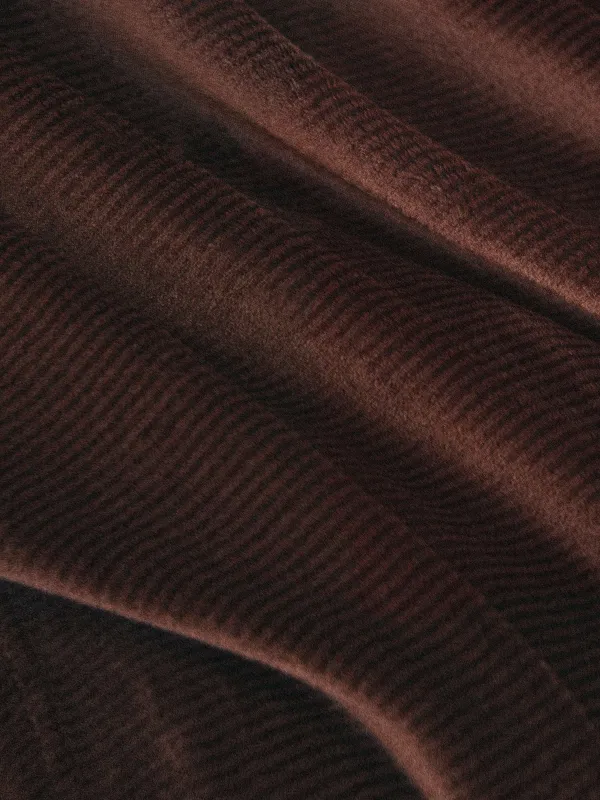 Плед, коричневый, Flannel, image-4