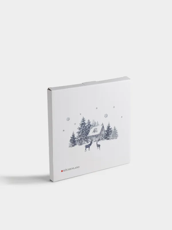 Тарелка обеденная, 27 см, Дом в лесу, Winter tale, image-5