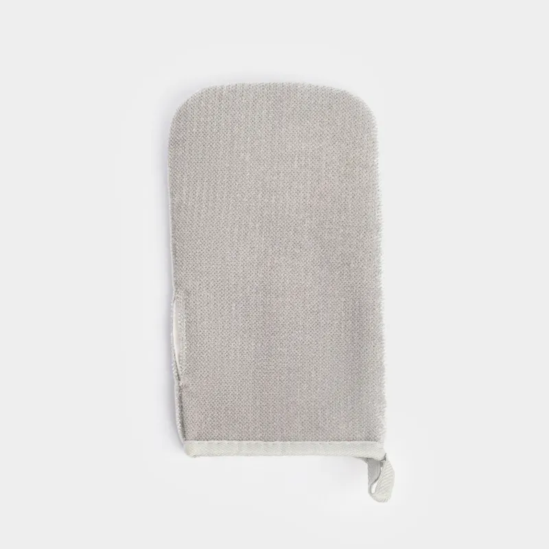 Варежка для чистки от шерсти, 22х13 см, микрофибра, серая, Clean
