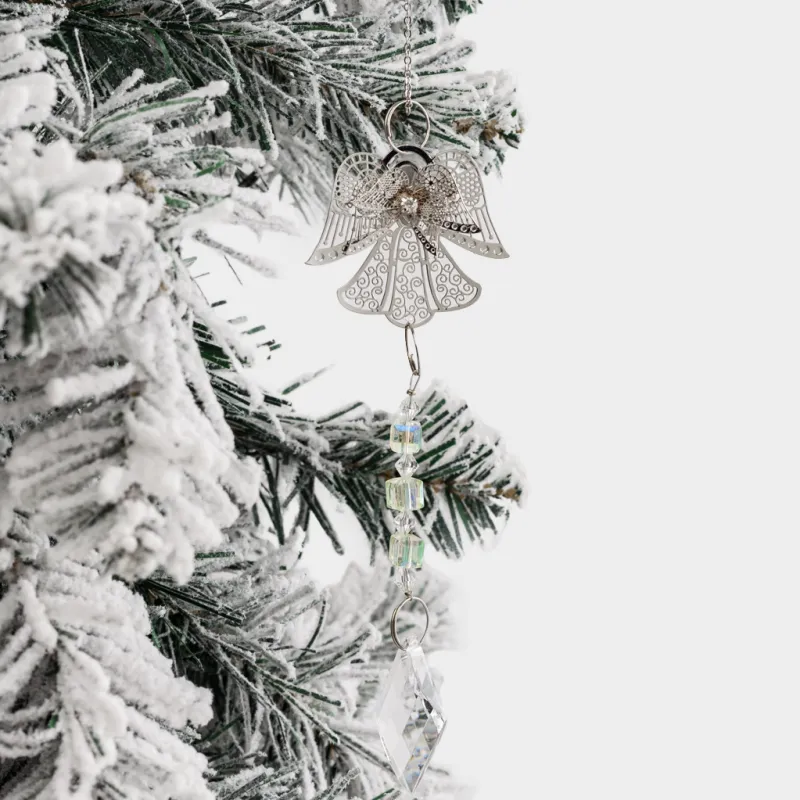 Игрушка елочная, 24 см, металл/стекло, Ангел, Angel Figurine, image-3