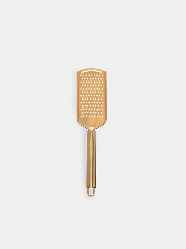 Терка, 24 см, мелкая, с ручкой, Spiro gold, image-0